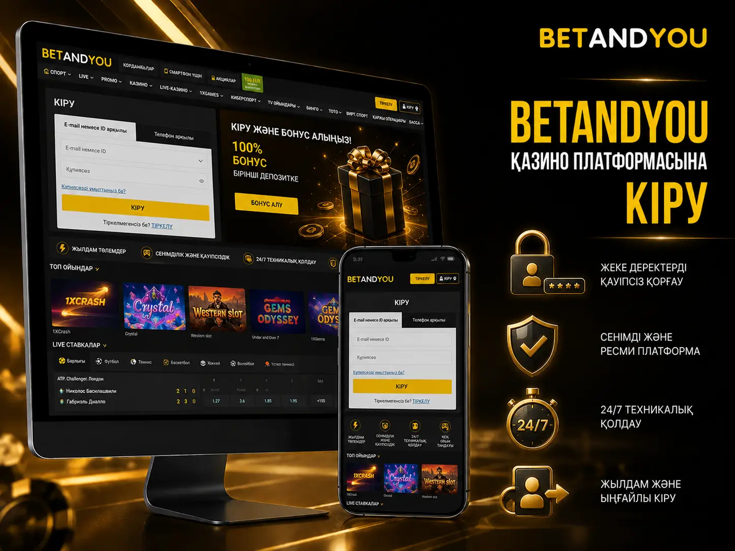 Betandyou Казиносына Кіру Жолдары
